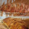Trenza de hojaldre rellena