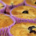 Muffins de arándanos frescos