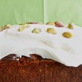 Pound Cake de pistacho con crema