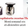 Menú semanal 101  con thermomix