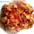 RAVIOLIS CON CREMA DE FOIE Y VIRUTAS DE IBERICO