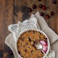 Crumble de cerezas