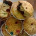 postres .Muffins smarties