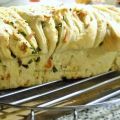 Pull apart bread con hierbas y quesos