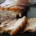 Pancetta glaseada a baja temperatura