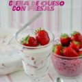 Crema mascarpone con fresas