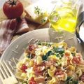 Pasta con pollo y calabacín ( Receta light)