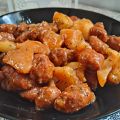 SALCHICHAS CON PATATAS AL AJO Y LIMÓN (Crockpot)