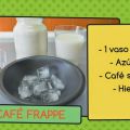Café frappe o café granizado