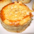 Voulavant relleno de gambas y salmón