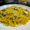ESPAGUETIS CON SALSA DE ZANAHORIA