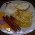 HUEVOS FRITOS ACOMPAÑADOS
