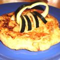 Tortilla de calabacín caramelizado
