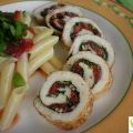 PECHUGA  RELLENA DE TOMATES SECOS Y ALBAHACA