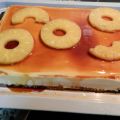 Pastel de queso nata y piña