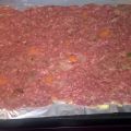 ROLLO DE CARNE PICADA Y PIMIENTOS DE PIQUILLO