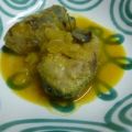 Caballa en escabeche al curry rojo
