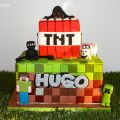 TARTA DE MINECRAFT FONDANT