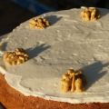 Tarta de café y nueces