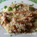 Risoto básico con setas cocina facil