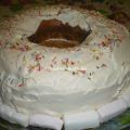 Torta de yogur azucarado
