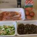 QUICHE DE GAMBONES Y VERDURAS
