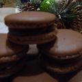 Macarons de chocolate