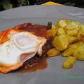 HUEVOS EN NIDO DE TOMATE CON VERDURAS