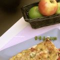 TARTALETAS  DE MANZANA, CEBOLLA Y QUESO DE CABRA