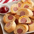 Rollitos de salchicha y queso
