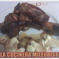 Cordero de guiso rápido y dorado en el horno
