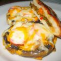 Empanada de algas y champiñones rellenos
