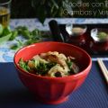 Noodles con Ternera, Gambas y Verduras