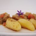 Solomillo con crema de castañas al brandy