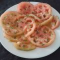 Ensalada de tomate y albahaca
