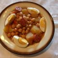 POTAJE DE GARBANZOS Y PATATA
