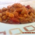 Callos picantes con Garbanzos