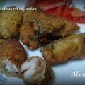 Rollitos con gambas