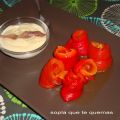 PIMIENTOS ASADOS CON SALSA DE ANCHOAS