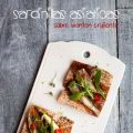 Sardinillas asiáticas sobre wonton crujiente
