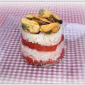 TIMBAL FRÍO DE ARROZ CON MEJILLONES