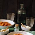 Macarrones con chorizo y jamón