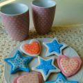 Galletas con fondant y glasa