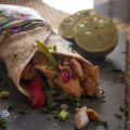 Burritos de pollo al tequila