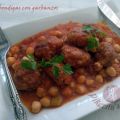 Albóndigas con garbanzos
