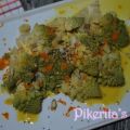 Romanescu con salsa de naranja
