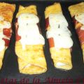 ROLLITOS DE TORTILLA DE JAMÓN Y QUESO