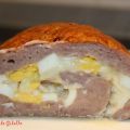 Pastel de carne de pavo o pollo