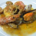 MERLUZA CON ZARZUELA DE MARISCOS Y PICADA DE[...]