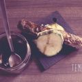 Témpura de calabacín y salchicha de pavo